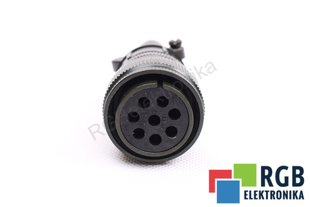 MR-PWCNS1 RP EUMAX PENTRU HC-SFS52, 102, 152; HC-RFS103, 153, 203 MITSUBISHI 8PIN, IP67 MUFĂ FEMELĂ DREAPTĂ ÎNLOCUITOR