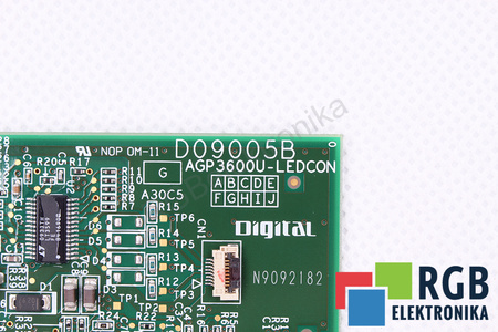 AGP3600U-LEDCON DIGITAL D09005B PENTRU AGP3600-U1-D24-CA1M 3910018-02