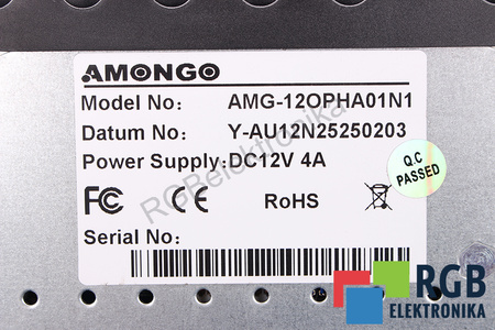 AMG-12OPHA01N1 AMONGO 12VDC 4A 12" MATRICE LCD