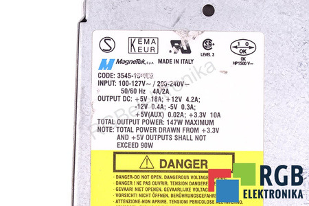 3545-15-100 MAGNETEK DEFECT – PENTRU PIESE