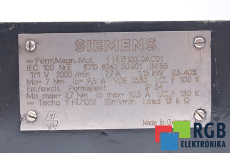 1HU3100-0AC01 SIEMENS LANCE SPATE