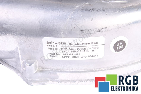 DSB144-22 TORIN 077338-01 0.136KW, 230V, 1.1A EVANTAI