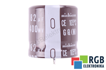 CONDENSATOR 82UF 400V NICHICON CONDENSATOR
