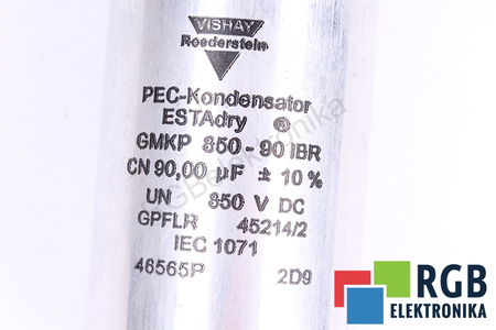 CONDENSATOR GMKP850-90IBR VISHAY 850VDC, 90UF