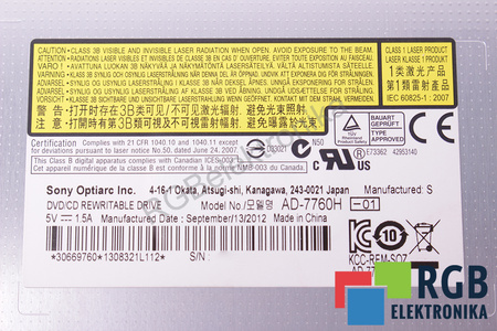 AD-7760H SONY DVD/CD ROM