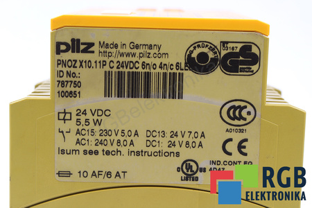 PNOZX10.11PC PILZ 787750 RELEU DE SIGURANȚĂ
