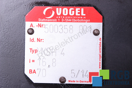 KSH4 VOGEL CUTIE DE VITEZE