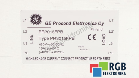 PR3015FPB GENERAL ELECTRIC