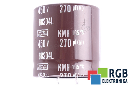 CONDENSATOR 88S04L NIPPON 270UF, 450V