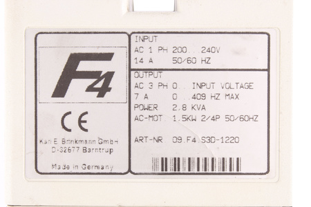 09.F4.S3D-1220 KEB