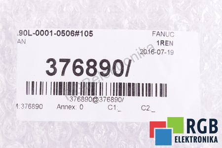 A90L-0001-0506#105 FANUC 2406KL-05W-B59 60X60X15MM, 24V, 0.13A EVANTAI