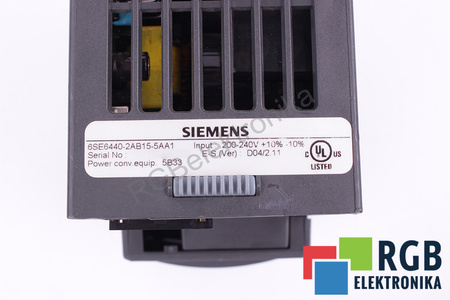 6SE6440-2AB15-5AA1 SIEMENS MICROMASTER 440