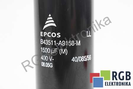 CONDENSATOR B43511-A9158-M EPCOS 1500UF, 400VDC