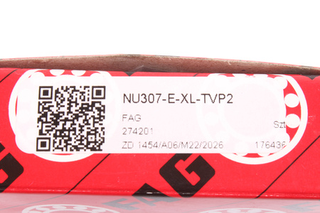 NU307-E-XL-TVP2 FAG 35X80X21 12600RPM, 7900RPM, 35MM, 80MM, 21MM, 76000KN, 63000KN RULMENT CU ROLE