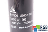 CONDENSATOR B43306-U9957-M1 S+M 25/085/56 950UF, 400VDC CONDENSATOR