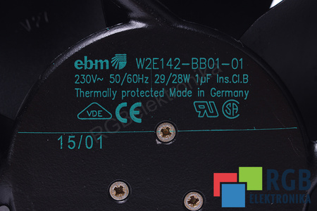 W2E142-BB01-01 EBM PAPST 172X150MM 230VAC 29W EVANTAI