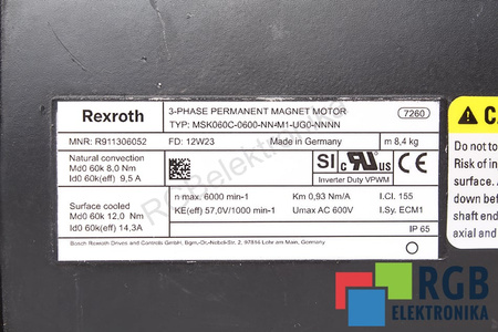 MSK060C-0600-NN-M1-UG0-NNNN BOSCH REXROTH R911306052