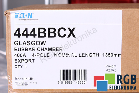 444BBCX SCHNEIDER ELECTRIC GLASGOW BUSBAR CHAMBER 440A 4-POLE 1300MM
