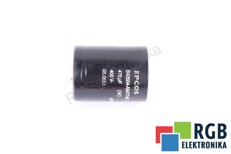 CONDENSATOR B43504-A9477-M2 EPCOS 470UF, 400V CONDENSATOR