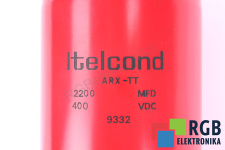 CONDENSATOR ARX-TT ITELCOND 400VDC, 2200UF