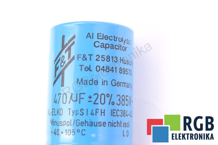CONDENSATOR 470UF 385VDC F&T SI4PH