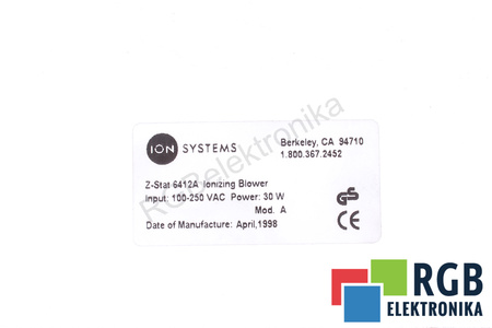 Z-STAT ION SYSTEMS 6412A 250V, 0.03KW EVANTAI