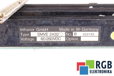 SMVE2420 INFRANOR MESA 0554.51.02 0554.52.02 DEFECT – PENTRU PIESE