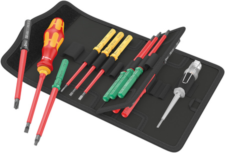 05006607001 WERA KRAFTFORM KOMPAKT VDE 16 UNIVERSAL 1 TOOL FINDER, 16 PCS.