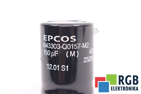 CONDENSATOR B43303-Q0157-M2 EPCOS 150UF, 400VDC CONDENSATOR
