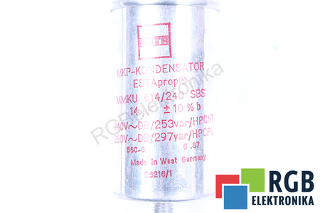 CONDENSATOR MMKU614/240SBS ESTA 14UF, 240/260V