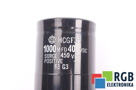 CONDENSATOR HCGF3A HITACHI 1000UF, 400VDC CONDENSATOR