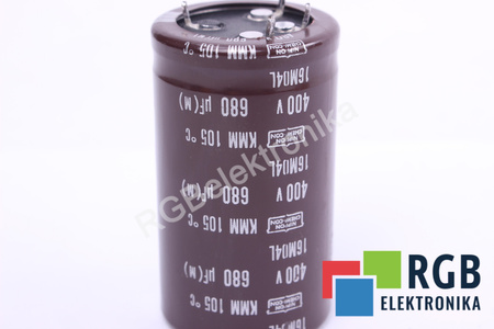 CONDENSATOR 30V16L49 NIPPON KMM105 680UF, 400VDC