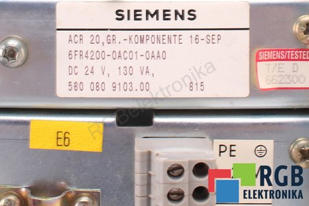 6FR4200-0AC01-0AA0 SIEMENS KRC32 KUKA GRILĂ