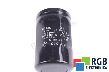 CONDENSATOR 470UF 400V SIC-SAFCO FELSIC CONDENSATOR