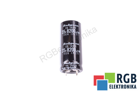 CONDENSATOR 0956AW RUBYCON 8200UF, 35V CONDENSATOR