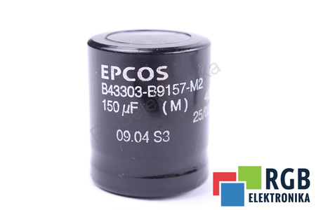 CONDENSATOR B43303-B9157-M2 EPCOS 150UF, 400V CONDENSATOR