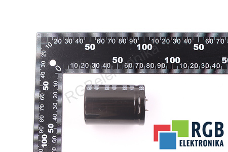 CONDENSATOR B1522PET NICHICON 680UF, 400VDC CONDENSATOR
