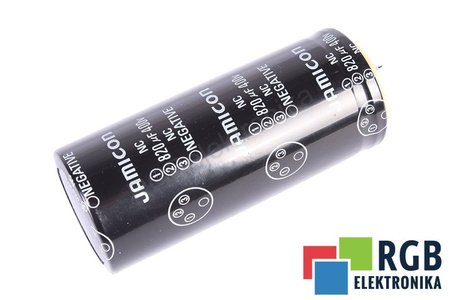 CONDENSATOR 820UF 400V JAMICON CONDENSATOR
