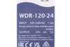 WDR-120-24 MEAN WELL DIN AC/DC ALIMENTARE