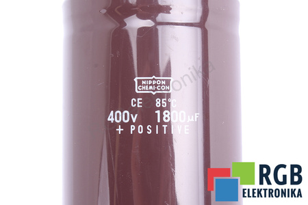 CONDENSATOR CE NIPPON 1800UF, 400V CONDENSATOR