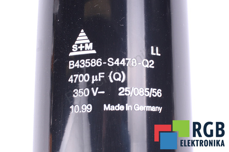 CONDENSATOR B43586-S44780Q2 S+M 4700UF, 350V CONDENSATOR