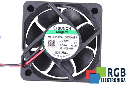 MF50151VX-1000U-A99 SUNON 50X50X15MM, 12V EVANTAI