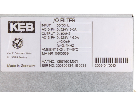 10E5T60-M071 KEB FILTRU