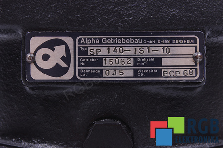 SP140-IS1-10 ALPHA GETRIEBEBAU CUTIE DE VITEZE