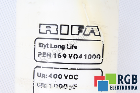 CONDENSATOR PEH169VO4100Q RIFA 1000UF, 400V CONDENSATOR