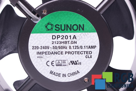 DP201A2123HBT.GN SUNON 120X120X38MM, 230V EVANTAI