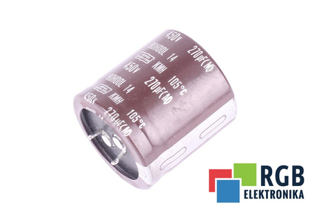 CONDENSATOR 90H00L14 NIPPON 270UF, 450V