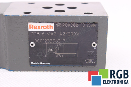 ZDB6VA2-42200V BOSCH REXROTH R900409886
