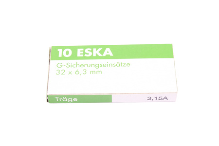 SIGURANȚĂ CU ÎNTÂRZIERE 632.322 ESKA ZGT-3.15A 250V, 3.15A, 6.3X32MM, 10PCS