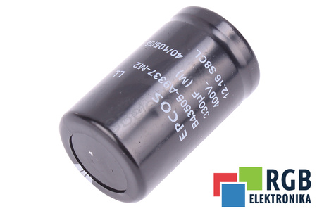 CONDENSATOR B43505-A9337-M2 EPCOS 330UF, 400V